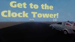 Back to the Future Clock Tower Race