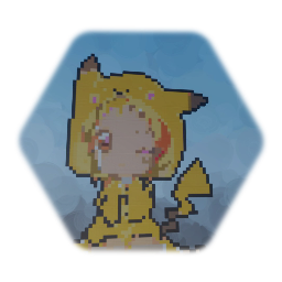 Pikachu girl pixel art
