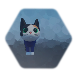 A cat dress up as me