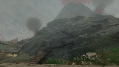 The road to the volcano