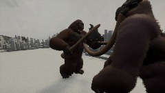 Kong vs Behemoth (Test fight animation2)