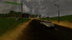 Racing on the cliff by the sea