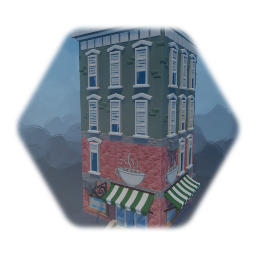 Coffee shop building