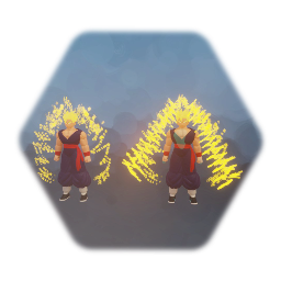 Gohan super saiyan with effects