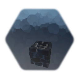 Brick block / symmetrical minecraft style