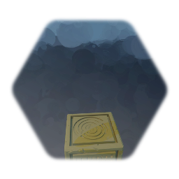 Sandstone Glyph Cube