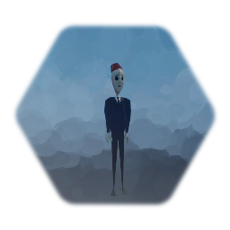 Grim Fandango style character