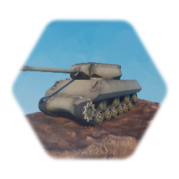 WW2 Tank - M10 Wolverine - Model only, no physics