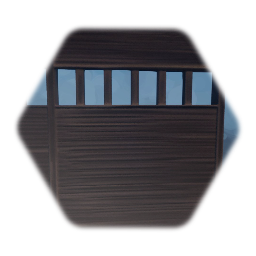 Traditional Wood wall with windows