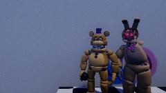 Dark nights at Fredbear Fnaf fan game