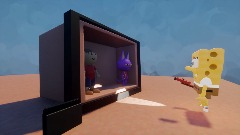 Spongebob experiences joycon drift 🇺🇸 🇯🇵