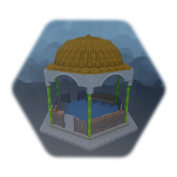 Bamboo Gazebo (Lower Thermo) Painted