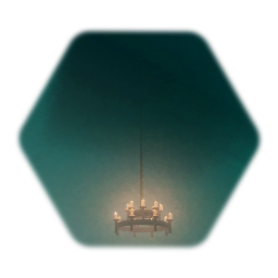 Animated SwingingChandelier w/ Fog