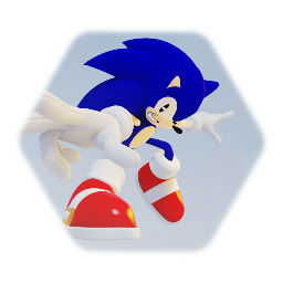 Stylized Modern Sonic