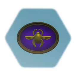 Scarab beetle decoration