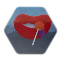 Mouth and lollypop