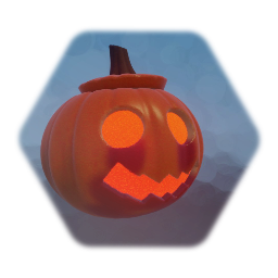 A spooky pumpkin