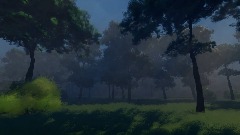 Procedurally generated forest