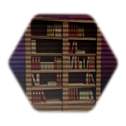 Remix of Vintage Double Bookcase