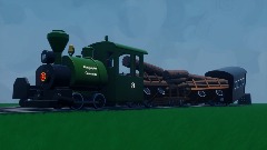 Green Steam Locomotive Messes Up