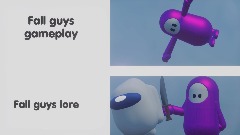 Fall guys gameplay vs Fall guys lore