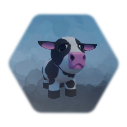 Cow with expressions