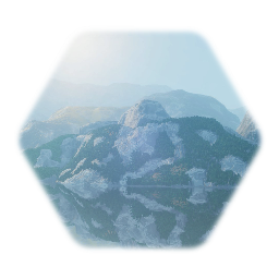 Mirrored Background Mountains