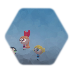 The Powerpuff girls but tiny