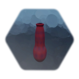 Tall Vase - Blended Red & Violet