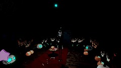 The nightmare before Christmas Halloween town Hub room! -1