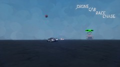 Drone Car Race Chase