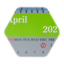 April Fools' Day 2021 Prank Desk Calendar