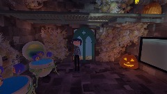 Coraline's Halloween Hangout room!