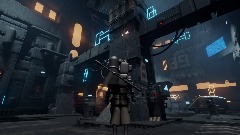 Cyberpunk Street Scene