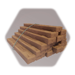 Wooden pile