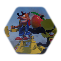 crash bandicoot W.O.C model