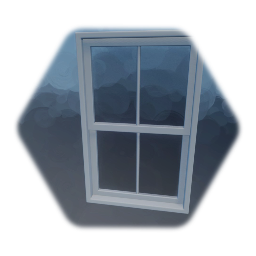 Remix of Vintage Sash Window - 4 Pane
