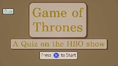 Game of Thrones QuizDream