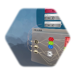 HSL to RGB color converter