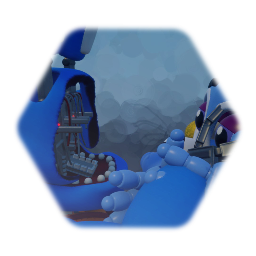 Toy bonnie from fnaf 2 reboot