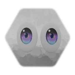 Purple ombre anime eyes