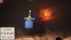 Cuthbert crying in the cave