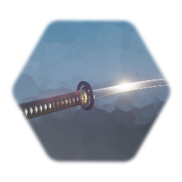Remix di Katana - Detailed Japanese sword
