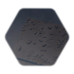 Decayed cement floor