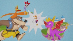 Skylanders: Banjo kazooie's adventure Main Menu