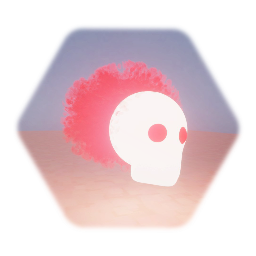 Flying white evil enemy