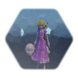 Remix de Base Female Head Cartoonish