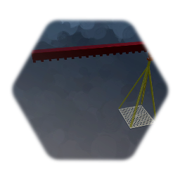 Physics Platform - Slotted Metal - 2-Point Movement w/Rail