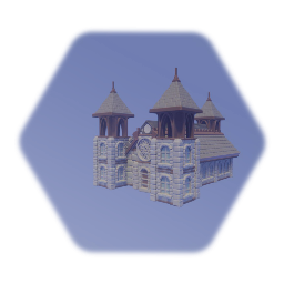 Stone Medieval Large Church - TCMH15