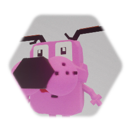 Cartoon Network Racing (Courage the Cowardly dog Model+Puppet)
